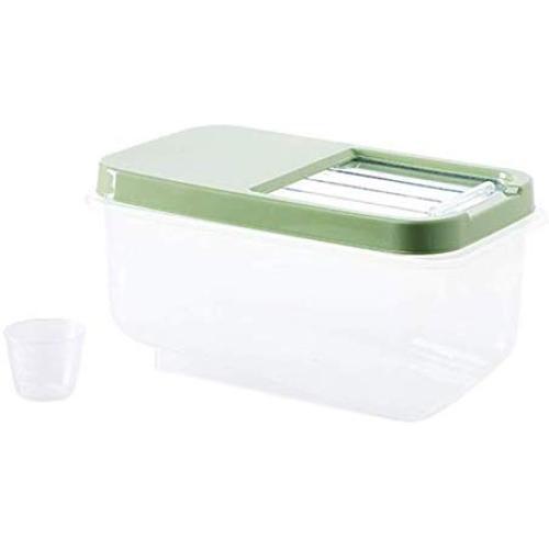 Kitchen Food Storage Jar Airtight Food Storage Plastic Transparent Cereal Storage Container with Airtight Lids, BPA Free & Food Grade Plastic, Keeping The Foods Dry and Fresh, Saving Space In The Kitc
