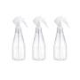 SOPUMPKIN 200ML/6.7 oz (Pack of 3) Fine Mist Spray Bottles Empty Clear Spray Bottles Refillable Container All - Purpose with Clear Finish for Cleaning Products Cleaning Solutions Gardening