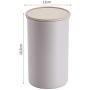 Smartcoco Cylindrical Sealed Storage Container Multigrain Nut Seasoning Food Sealed Cans Plastic Airtight Storage Jars