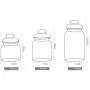 XSWZAQ Jar oil pot box sealed box dumpling storage box dumplings pickles glass bottle noodle barrels rice barrel (Size : 650ml) XSWZAQ Jar oil pot box sealed box dumpling storage box dumplings pickles glass bottle noodle barrels rice barrel (Size : 650ml)