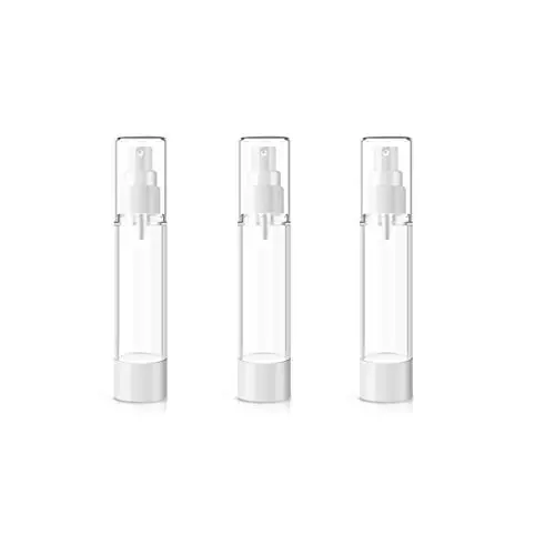3PCS Flacons Transparents de 50ml 1.7oz avec Bouchon, Récipients en Plastique Réutilisables pour Eau de Nettoyant, Tonique, Maquillage, Voyage et Usage Quotidien 3PCS Flacons Transparents de 50ml 1.7oz avec Bouchon, Récipients en Plastique Réutilisables pour Eau de Nettoyant, Tonique, Maquillage, Voyage et Usage Quotidien
