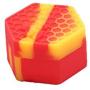 PIAOPIAONIU 8 Pcs Hexagon Non-Stick 26ml Wax Silicone Container Jars Oil Wax Kitchen Storage Rubber Container Color Random