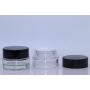 Pinklife 5g Glass Jar Cosmetic Containers 19 pcs Refillable Round Makeup Pots Lip Blam Cream Sample Jars Bottles With Black Lids