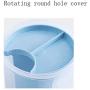 Kitchen grain cans/household food plastic sealed fresh storage tank/beans compartment storage box