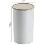 Bouteille de stockage scellée 650 ml pour épices, conteneur pour aliments, avec couvercle en bois grain pour café, thé et caddies cuisine. Bouteille de stockage scellée 650 ml pour épices, conteneur pour aliments, avec couvercle en bois grain pour café, thé et caddies cuisine.
