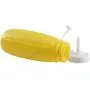 Winwinfly Clear Plastic Squeeze Bottles with Cap Lids Cooking Tools Storage Containers for Sauce Oil,Style 2