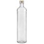 Viva Haushaltswaren 6 Glass Bottles 500 ml with Screw Tops for Self-Filling with Filling Funnel 9.5 cm