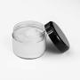 Cosmetic Containers, 32 Pcs Plastic Tiny Makeup Sample Jars with Black Lids, Clear Round Storage Jars for Make Up/Beauty Products (20ML / 0.7Oz)