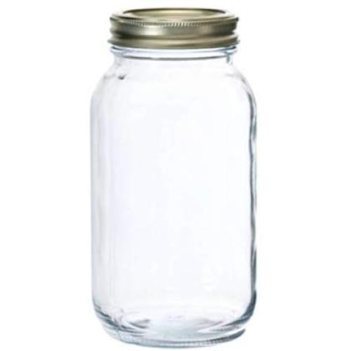 Regular 1 Qt Glass Jar, 24-Pack