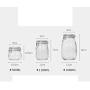 storage box Household Glass Sealed Cans - Whole Grain Storage Tank Glass Bottle Honey Wide Mouth Bottle Kimchi Jar (Color : Clear, Size : 1800 ml) storage box Household Glass Sealed Cans - Whole Grain Storage Tank Glass Bottle Honey Wide Mouth Bottle Kimchi Jar (Color : Clear, Size : 1800 ml)