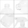 Glass Spray Bottles Empty 16oz Boston Round Bottle Refillable Container for Essential Oils with Funnel Lables Cleaning Products Aromatherapy Lotions Liquid Soaps (WhiteWhite)