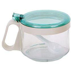 Kitchen Food Storage Jar Airtight Food Storage Kitchen Glass Jar Moisture-Proof Home Multi-Purpose Jam Bottle Cruet Glass Cruet   Seasoning Jar, Green