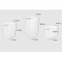 Sealed cans, grain storage tanks, plastic transparent kitchen storage box set of 3