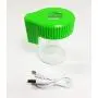 Vista Jar (Green) - air Tight jar with USB Rechargeable 4X Magnifying led lit lid Vista Jar (Green) - air Tight jar with USB Rechargeable 4X Magnifying led lit lid