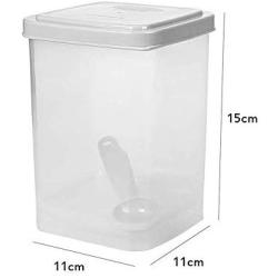 humidifier Kitchen Grain Storage Tank, Transparent Food Storage Box, Stackable Spoon Sealed can