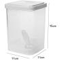 humidifier Kitchen Grain Storage Tank, Transparent Food Storage Box, Stackable Spoon Sealed can