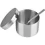 Bewahren Sie Zucker und Gewürze sicher auf: Tragbarer Zuckerbehälter mit Deckel und Löffel – Ideal zur Aufbewahrung von Zucker, Salz und Gewürzen in der Küche.