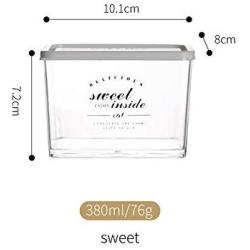 storage jar Grain container Food container Storage Box，Transparent plastic sealed cans household refrigerator kitchen food storage box storage storage box, sweet