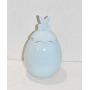 Sweet Living Collection New 9" Blue Easter Egg Shape with Bunny Ears & Bow Canister Candy Dish Storage Container Jar