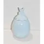 Collection Sweet Living : Nouveau Pot en Forme d'Oeuf de Pâques Bleu avec Oreilles de Lapin et Nœud - Récipient de Rangement pour Bonbons/Confitures Collection Sweet Living : Nouveau Pot en Forme d'Oeuf de Pâques Bleu avec Oreilles de Lapin et Nœud - Récipient de Rangement pour Bonbons/Confitures