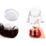 Glasbehälter 16 oz Regular Mouth, Glasbehälter 16 oz mit Deckeln, 16 oz Glasbehälter mit Deckeln, 16 oz Glasbehälter Regular Mouth, Glasbehälter 16 oz Set of 4
