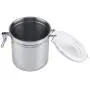 Canister - Stainless Steel Coffee Container Vacuum Sealed Storage Jar For Sugar Tea Bean (Size : L) Canister - Stainless Steel Coffee Container Vacuum Sealed Storage Jar For Sugar Tea Bean (Size : L)