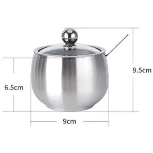 DUDDP Storage Spice lar set Kitchen Spice Jar Stainless Steel Seasoning Tank Storage Container 304 Stainless Steel,Kitchen supplies
