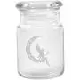 Bocal à Herbes en Verre Transparent avec Couvercle - 139 ml - Logo Fée & Lune - Smoke Promos Bocal à Herbes en Verre Transparent avec Couvercle - 139 ml - Logo Fée & Lune - Smoke Promos