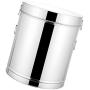 UPKOCH Stainless steel coffee tea canister sealed tea bucket thicken moisture-proof food storage jar airtight