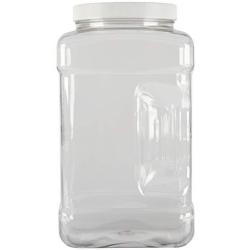 Rubbermaid FG7K2300WHT Square Food Storage Jars, 1-Quart, White