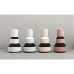 Normann Copenhagen - Geo Jar with Lid - Frost - Diameter: 8cm