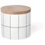 OnePine 400ml/14 oz Air Tight Jars Ceramic Food Storage Jar with Sealed Bamboo Lid, Modern Line Design Ceramic Kitchen Container for Tea Sugar Coffee Spice Seasoning and More OnePine 400ml/14 oz Air Tight Jars Ceramic Food Storage Jar with Sealed Bamboo Lid, Modern Line Design Ceramic Kitchen Container for Tea Sugar Coffee Spice Seasoning and More
