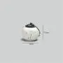 Confetti-Y Hand Painted Ceramic Tea Cans Small Mini Portable PuEr Green Tea Sealed Cans Storage Tanks Travel Tea Caddy,E