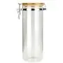 BESTONZON Stainless Steel Transparent Airtight Storage Jar with Clip Top Bamboo Lids Sealed Canister Food Storage Container for Loose Tea Coffee Bean Sugar Salt for Home Kitchen(1700ML) BESTONZON Stainless Steel Transparent Airtight Storage Jar with Clip Top Bamboo Lids Sealed Canister Food Storage Container for Loose Tea Coffee Bean Sugar Salt for Home Kitchen(1700ML)