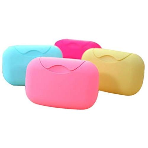 Maikouhai New Bathroom Dish Plate Case Home Shower Travel Hiking Holder Container Soap Box (S)