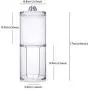 Pot à Crayons, Récipient Transparent en Acrylique, Organisateur de Maquillage pour Coton-Cépages, Pinceaux de Maquillage, Tampons de Maquillage, Blanc. Pot à Crayons, Récipient Transparent en Acrylique, Organisateur de Maquillage pour Coton-Cépages, Pinceaux de Maquillage, Tampons de Maquillage, Blanc.