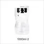 Bouteilles de stockage en verre Yl Ly pour aliments et bonbons avec couvercle - Réservoir de rangement de 1000 ml pour la maison et la cuisine. Bouteilles de stockage en verre Yl Ly pour aliments et bonbons avec couvercle - Réservoir de rangement de 1000 ml pour la maison et la cuisine.