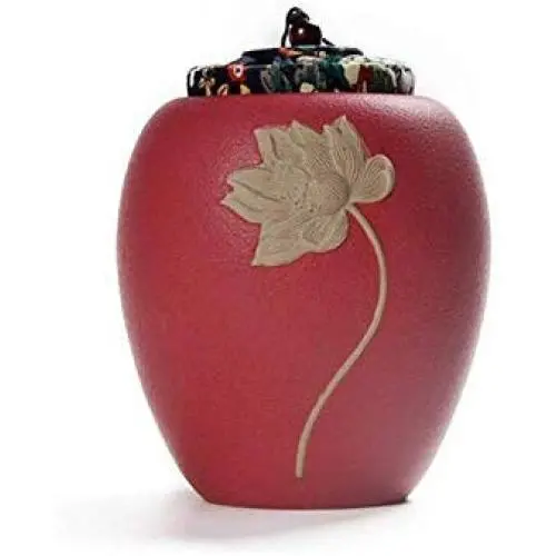 Runde Lotus-Dosen Tee-Box Süßigkeitenbehälter mit Deckel, 4 Farben, Wasserdichter Behälter für Tee, Kekse, Blumen, Rosen – Aufbewahrungsbox, Organizer