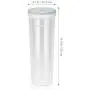 UPKOCH Airtight Food Storage Containers with Lids Spaghetti Noodles Jar Tall Air Tight Clear Container Grain Storage Tank (Light Blue) UPKOCH Airtight Food Storage Containers with Lids Spaghetti Noodles Jar Tall Air Tight Clear Container Grain Storage Tank (Light Blue)