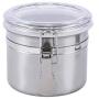 Storage Bottles Jars - 1 Pcs Simple Stainless Steel Airtight Sealed Canister Coffee Flour Sugar Tea Container Storage Small - Jars Storage Bottles Storage Bottles Jars Coffee Flour Steel Cont