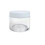 10PCS 30G/1oz Empty Portable Plastic Clear Cosmetic Container Jars Cream Lotion Bottles with Screw Lid Makeup Sample Travel Packing Storage Organizer Dispenser for Powder Eye Cream Gems Beads Jewelry