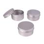 Bottle-WLD 20PCS 5g 10g 15g 20g 30g 40g 50g 60g Aluminum Tin Jars Metal 50ml Empty Cosmetic Face Care Eye Cream Lip Balm Gloss Packaging (Size : 10g)