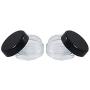 200Pcs X 2G 3G 5G 10G 15G 20G Transparent Sample Jars Pot Containers With Black Lids For Makeup Face Cream Lip Balms Storage,200Pcs X 2G