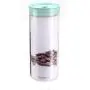 Kitchen Sealed Jar Plastic Bottle Transparent Grain Storage Box Zero Food Dried Fruit Bean Candy Storage Tank (color : Blue, Size : S)