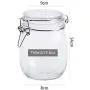 Clear Glass Candy Jar with Lid - Wide Mouth Preserving Jar Cookie Container Tea Storage Canisters Food Storage Container (750 ML/25 OZ) Clear Glass Candy Jar with Lid - Wide Mouth Preserving Jar Cookie Container Tea Storage Canisters Food Storage Container (750 ML/25 OZ)