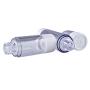 3Pcs 30ml/1oz Transparent Plastic Emulsion Bottles Refillable Vacuum Bottle with White Airless Pump Cosmetic Container Vials for Lotion Essence Emulsion Cream Essential Oil
