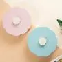 JUSTDOLIFE Creative 5-Section Rotary Flower Nut Serving Tray Candy Plate – Serviceteller mit Blume-Design für Süßigkeiten und Snacks