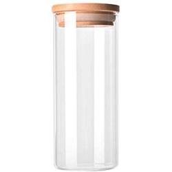 Henanxi Transparent High Borosilicate Glass Kitchen Storage Bottle Store Food Ingredient Candy Biscuit Storage Jar Organization