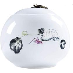 Storage Jar, Household Ceramic Cans, Creative Covers, Household Storage Sugar and Salt Containers, Coffee Cans, Tea, Herbs, Candy, Etc. 13.513cm