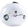 Storage Jar, Household Ceramic Cans, Creative Covers, Household Storage Sugar and Salt Containers, Coffee Cans, Tea, Herbs, Candy, Etc. 13.513cm